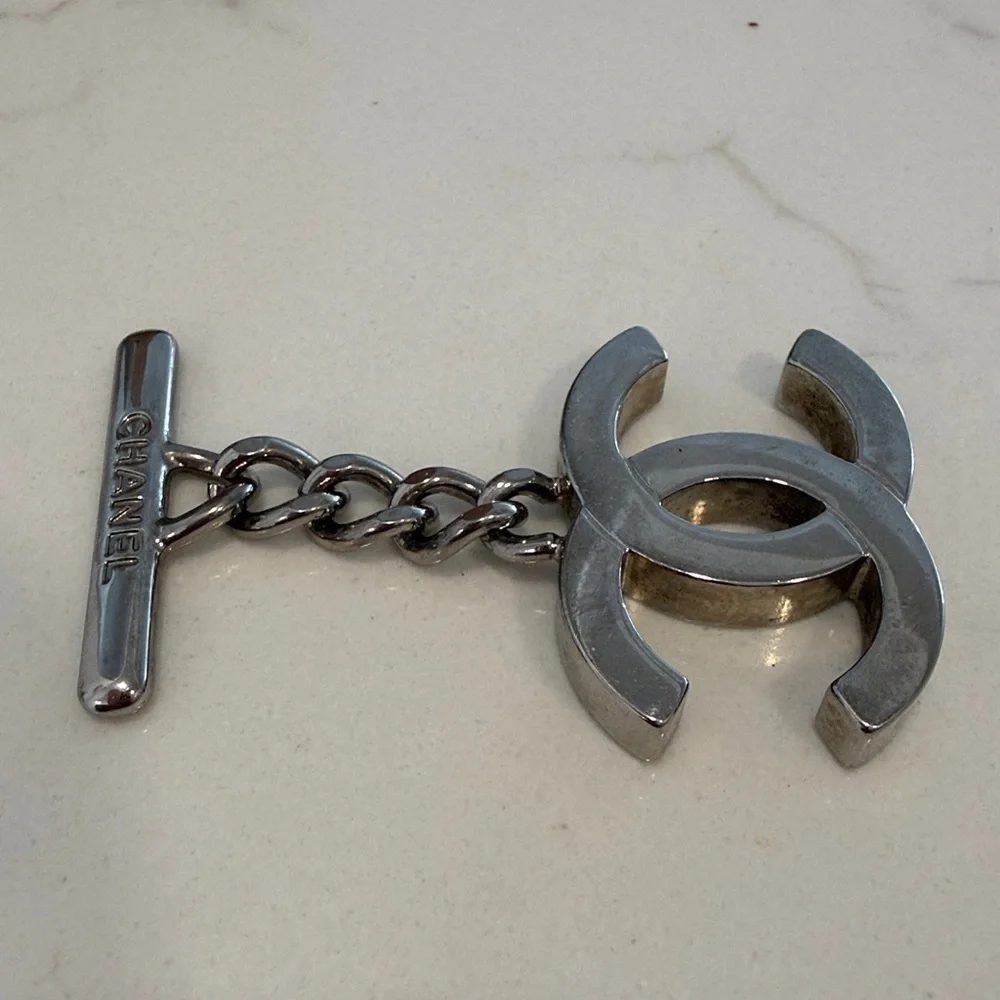 Chanel Silver Bag Charm